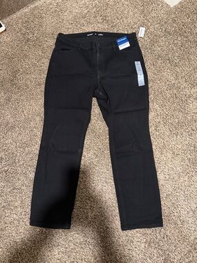 Old Navy Black Wow Straight Jeans